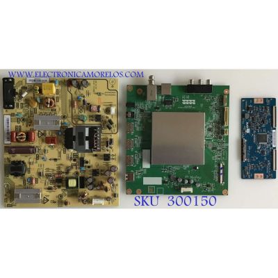 KIT DE TARJETAS PARA TV TOSHIBA / MAIN 631V0G00410 / UC17 VTV-L55731 REV:1A / FUENTE 1T92000001I / FSP134-4FS01 / T-CON 5550T32C13 / 55T32-C0F / PANEL U500DU01 REV:CD2.A  / DISPLAY T500QVN03.7 / MODELO 50LF711U20